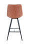 Lalee Avenue Bar chair Frances 425 set of 2 dark brown / black (LxWxH) 57.5 x 47.5 x 107 cm