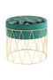 Lalee Avenue Stool Cleopatra 225 (LxWxH) Ø 40 x 37 cm