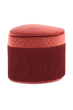 Lalee Avenue Stool Paola 125 Bordeaux (LxWxH) 48 x 43 x 42 cm