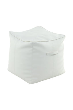 Lalee Avenue Pouf Travis 825 White