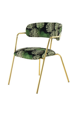 Lalee Avenue Chair Forest 625 set of 2 multi / green (LxWxH) 61 x 58 x 79 cm