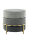 Lalee Avenue Stool Matilda 125 (LxWxH) Ø 48.5 x 46 cm