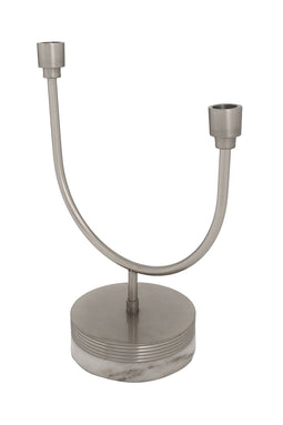 Lalee Avenue Candlestick Clarice 125 Silver / White