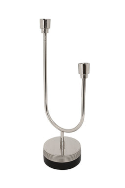 Lalee Avenue Candlestick Clarice 225 Silver black