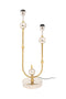 Lalee Avenue Table lamp Cosima 425 silver / gold