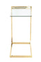 Lalee Avenue Side table Luciana 225 clear / gold