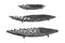 Lalee Avenue Decorative plate Dion 225 set of 3