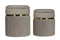 Lalee Avenue Stool Zora 325 set of 2 (LxWxH) Ø 31.5 / 36 x 38 / 44 cm