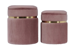 Lalee Avenue Stool Zora 325 set of 2 (LxWxH) Ø 31.5 / 36 x 38 / 44 cm
