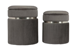 Lalee Avenue Stool Zora 325 set of 2 (LxWxH) Ø 31.5 / 36 x 38 / 44 cm