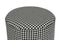 Lalee Avenue Stool Nona 525 black / white / gold (LxWxH) Ø 36 x 44 cm