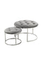 Lalee Avenue Stool Myla 100-IN set of 2 (LxWxH) Ø 40 / 60 x 32 / 41 cm