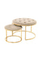 Lalee Avenue Stool Myla 100-IN set of 2 (LxWxH) Ø 40 / 60 x 32 / 41 cm