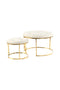 Lalee Avenue Stool Myla 100-IN set of 2 (LxWxH) Ø 40 / 60 x 32 / 41 cm