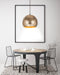 Lalee Avenue Fabricia 100-IN gold hanging lamp