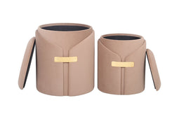 Lalee Avenue Stool Forcet 125 set of 2 (LxWxH) Ø 30.5 / 37 x 38.5 / 44.5 cm