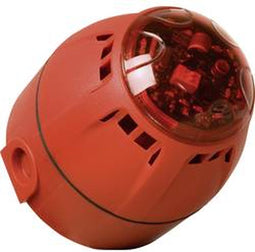 ComPro Combi-signaalgever LED Chiasso Razor Rood Flitslicht, Continugeluid 12 V/DC, 24 V/DC 100 dB