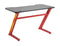 Computer game bureau gaming desk Thomas rood zwart ideaal voor uw game set up 120 cm x 60 cm