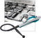 Concept CP2000 2-in-1 Handstoomreiniger en stoomreiniger voor vloeren - Verschillende accessoires