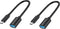 Conceptronic ABBY11B USB-kabel USB 3.2 Gen 1 (3.1 Gen 1) 0,2 m USB C USB A Zwart