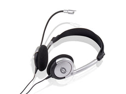 Conceptronic Chatstar Stereo Headset (Zilver, Zwart)