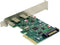 Conceptronic EMRICK07G 2 poorten USB-C 3.1 Gen2-interfacekaart PCI-Express, USB-C PCIe x4