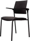 Conferentiestoel Serie 118 met zwarte pu zitting