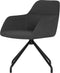 Conferentiestoel Serie 129 Vierpootstoel - frame zwart - Antraciet