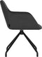 Conferentiestoel Serie 129 Vierpootstoel - frame zwart - Antraciet