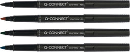 Connect KF01198 permanente marker Gesorteerd Zwart, Blauw, Groen, Rood 4 stuk(s)