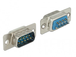 Connector d-sub 9 pin mannelijke soldeerversie