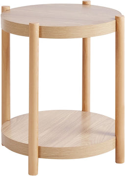 CONNELL - Bijzettafel - Lichthout - MDF