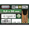 Connex terrasschroef - RVS - 5x50 box - 270 stuks