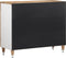 vidaXL - Dressoir - 90x33,5x75 - cm - massief - mangohout