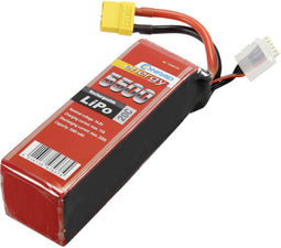 Conrad energy LiPo accupack 14.8 V 5500 mAh Aantal cellen: 4 20 C Softcase XT90