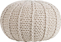 CONRAD - Poef - Beige - 50 cm - Katoen