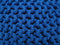 CONRAD - Poef - Blauw - 40 cm - Katoen