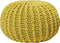 CONRAD - Poef - Geel - 50 cm - Katoen