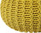 CONRAD - Poef - Geel - 50 cm - Katoen
