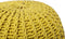 CONRAD - Poef - Geel - 50 cm - Katoen