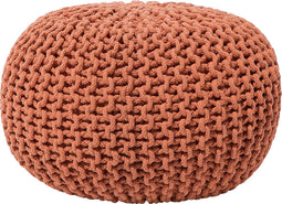 CONRAD - Poef - Koper - 50 cm - Katoen