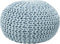 CONRAD - Poef - Lichtblauw - 40 cm - Katoen