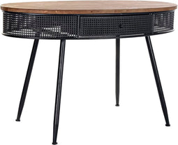Console DKD Home Decor Spar Zwart Metaal Bruin (120 x 65 x 77 cm)