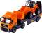 Constructie vrachtwagen met dieplader en shovel - 1:16