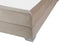 CONSUL - Boxspring - Beige - 160 x 200 cm - Fluweel