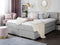 CONSUL - Boxspring - Grijs - 160 x 200 cm - Polyester