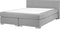 CONSUL - Boxspring - Grijs - 180 x 200 cm - Polyester