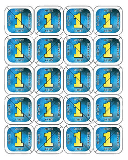 Consumptie breekmunten Combicraft 200st blauw