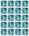 Consumptie breekmunten Combicraft 200st blauw