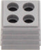 CONTA-CLIP KDS-DE 4X6 GR Afdichtingselement Thermoplastisch elastomeer Grijs 10 stuk(s)